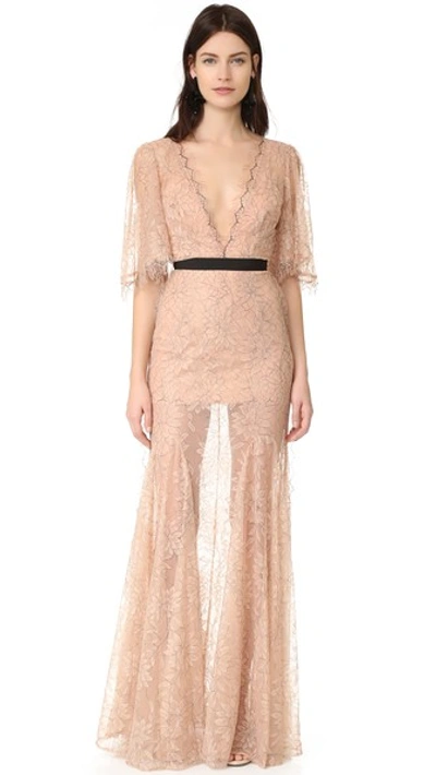 Alice Mccall Look Good Feel Good Gown In Antique Rose | ModeSens