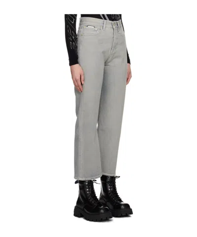 Eytys Five-pocket Denim Trousers In Gray