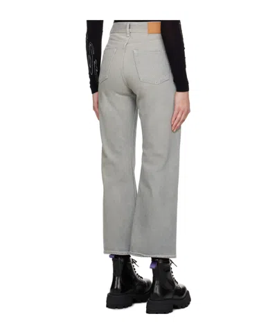 Eytys Five-pocket Denim Trousers In Gray