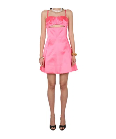 Patou Dress With Cut-out Details In Pink