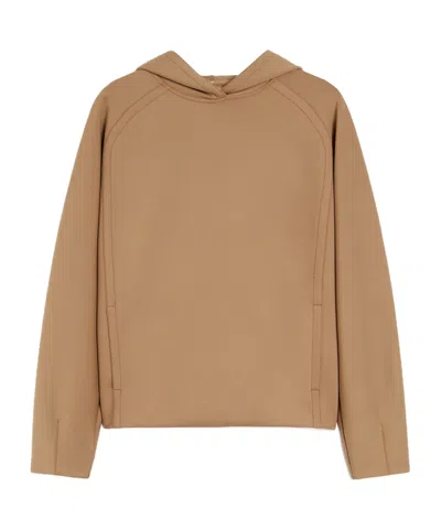 Max Mara Tan Oxa Sweatshirt In Brown