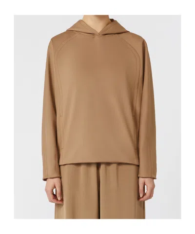 Max Mara Tan Oxa Sweatshirt In Brown