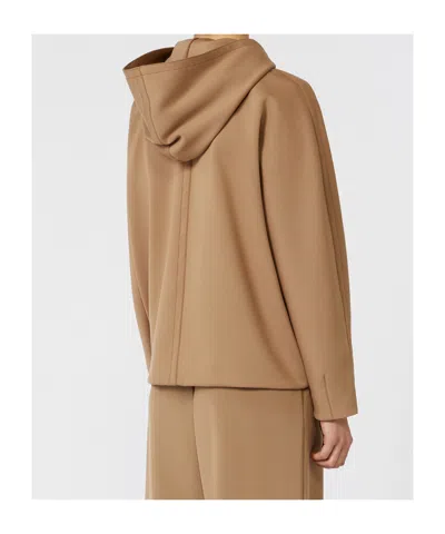 Max Mara Tan Oxa Sweatshirt In Brown