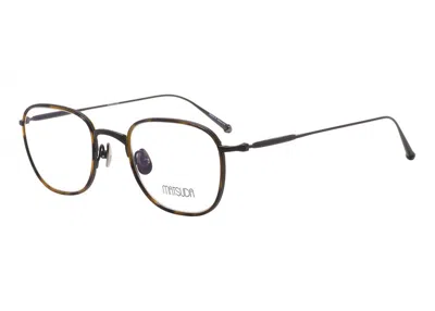 Matsuda Full Frame Plain Mirror In Burgundy