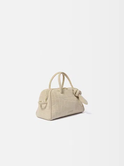 Jacquemus Turismo Bag Small In Neutral