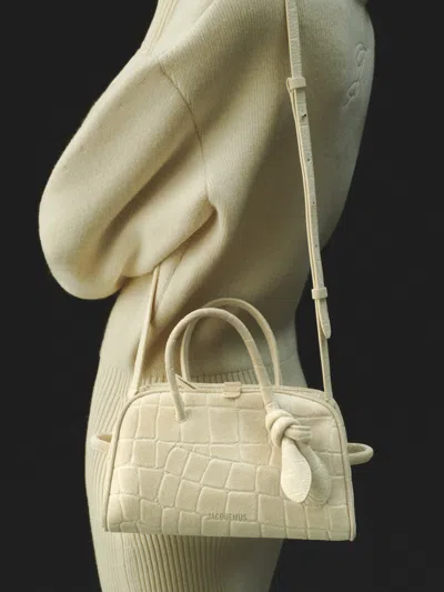 Jacquemus Turismo Bag Small In Neutral