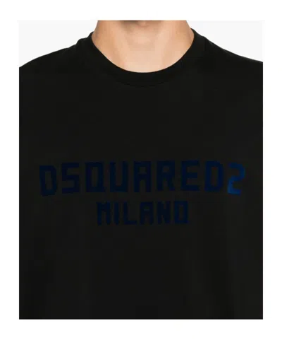 Dsquared2 Dsquared T Shirt With Logo In Black