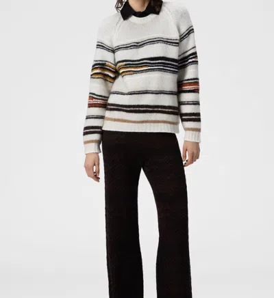 Missoni Gestreifter Rundhalspullover Aus Wolle In Multi
