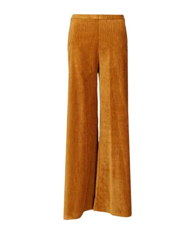 Forte Forte Double Velvet High Waist Pants In White