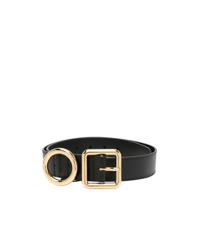 Jacquemus Le Ceinture Regalo Leather Belt In Black