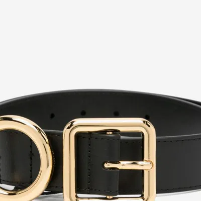 Jacquemus Le Ceinture Regalo Leather Belt In Black