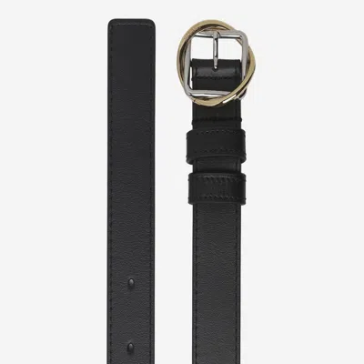Jacquemus La Ceinture Salon Leather Belt In Black