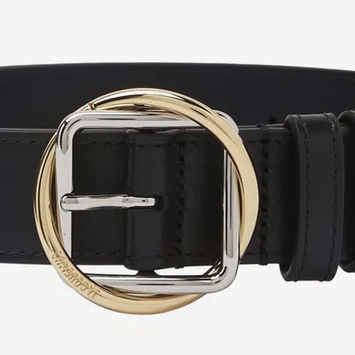 Jacquemus La Ceinture Salon Leather Belt In Black