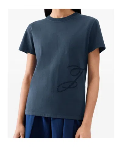 Jacquemus Le T-shirt J In Blue