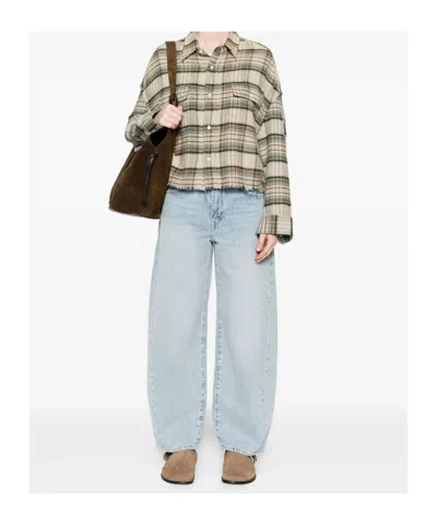 7 For All Mankind Bonnie High-waisted Twisted Jeans Clothing In Blue