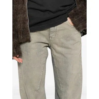 Rick Owens Drkshdw Denim Straight-leg Jeans In Brown