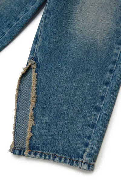 Mm6 Maison Margiela Shaded Regular Jeans With Split In Multi