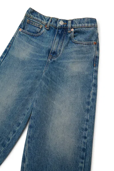 Mm6 Maison Margiela Shaded Regular Jeans With Split In Multi