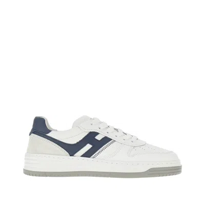 Hogan White Leather H630 Sneakers In White