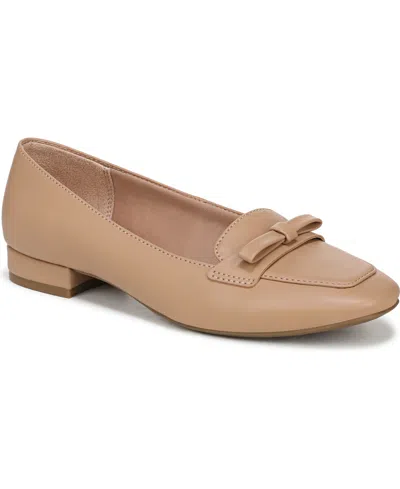 Lifestride Women's Claudine Square Toe Block Heel Ballerina Flats In Gold