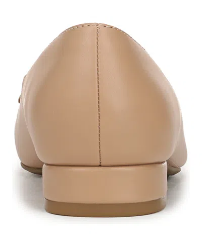 Lifestride Women's Claudine Square Toe Block Heel Ballerina Flats In Gold