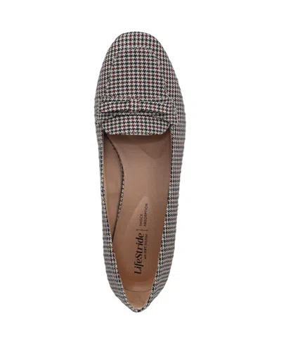 Lifestride Women's Claudine Square Toe Block Heel Ballerina Flats In Multi