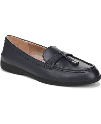 Lifestride Women's Malta 3 Round Toe Slip On Tassel Loafers In Blue