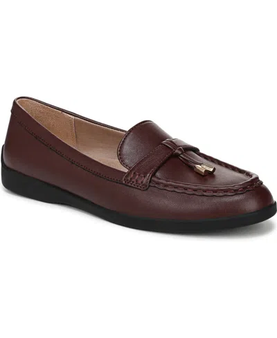 Lifestride Women's Malta 3 Round Toe Slip On Tassel Loafers In Brown