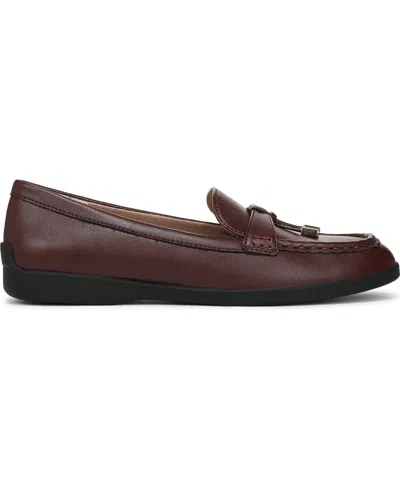 Lifestride Women's Malta 3 Round Toe Slip On Tassel Loafers In Brown