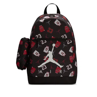 Jordan Air School Big Kids' Backpack (17l) In Black