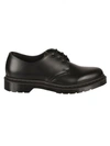 DR. MARTENS' Black 1461 Derby Shoes,1461MMONO14345001