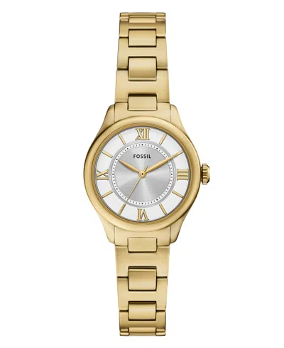 Fossil Women's Gilmore Silver Dial Watch In Gold