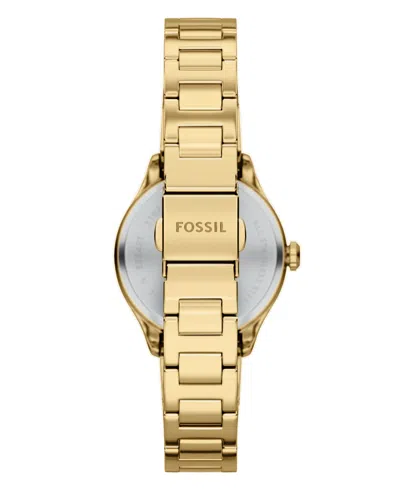 Fossil Women's Gilmore Silver Dial Watch In Gold