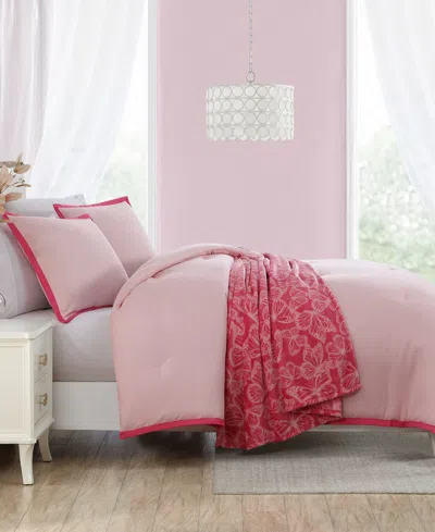 Betsey Johnson Signature Hotel 4-pc. Comforter Set, King In Pink