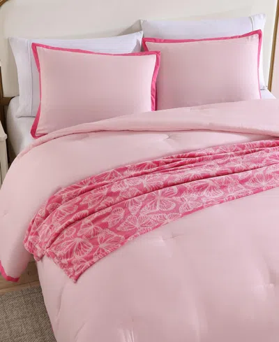 Betsey Johnson Signature Hotel 4-pc. Comforter Set, King In Pink