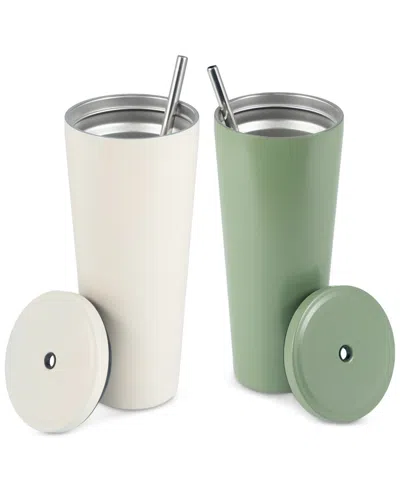 Art & Cook 22-oz. Water Hydration Bottles, Set Of 2 In Multi