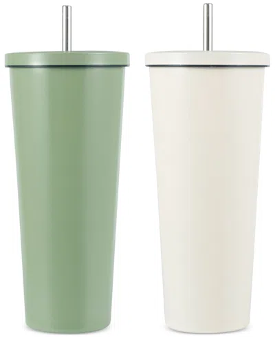 Art & Cook 22-oz. Water Hydration Bottles, Set Of 2 In Multi