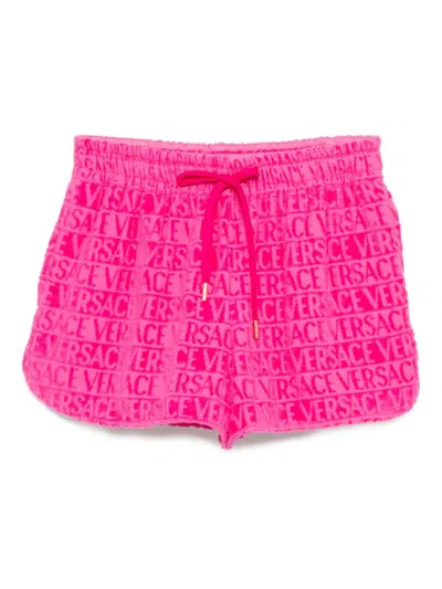 Versace Home I ♡ Baroque Shorts In Pink