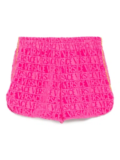 Versace Home I ♡ Baroque Shorts In Pink