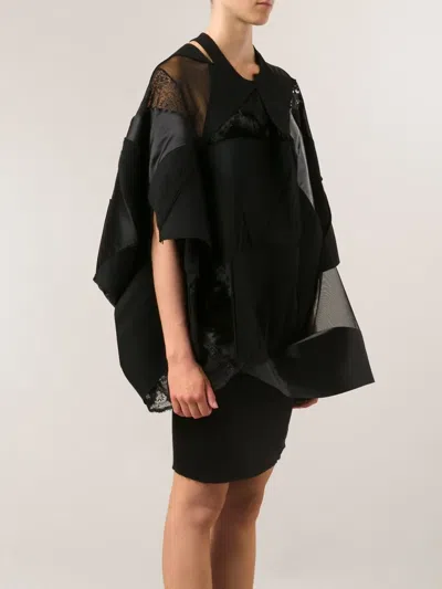 Junya Watanabe Patchwork T-shirt In Black