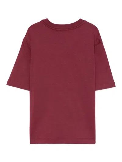 Msgm Pearl-embellished T-shirt In Black