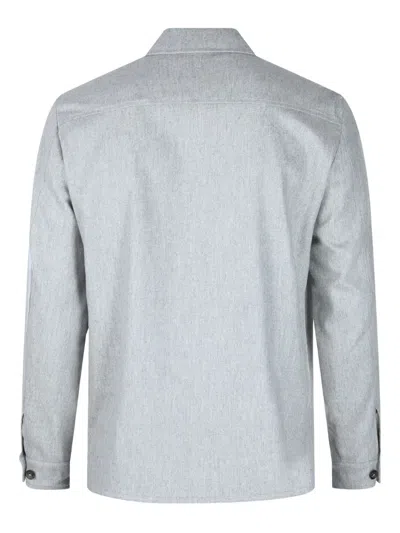 贴袋衬衫式夹克