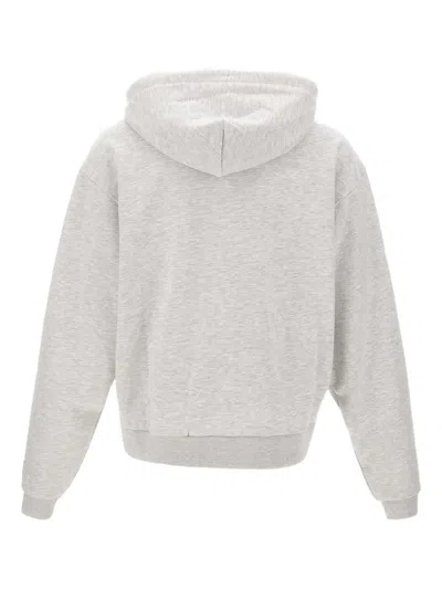 The North Face Hooded Sweatshirt With Drawstring And Ribbed Finish In Gray