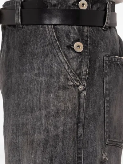Kamiya Distressed Jeans In Black