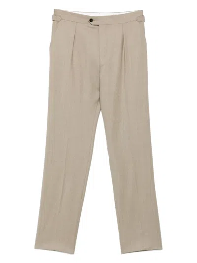 Fursac Wool Trousers In Neutral