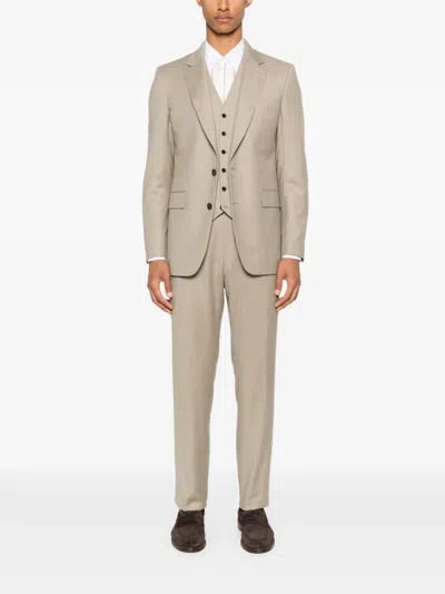 Fursac Wool Trousers In Neutral