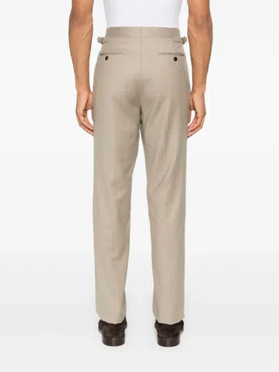 Fursac Wool Trousers In Neutral