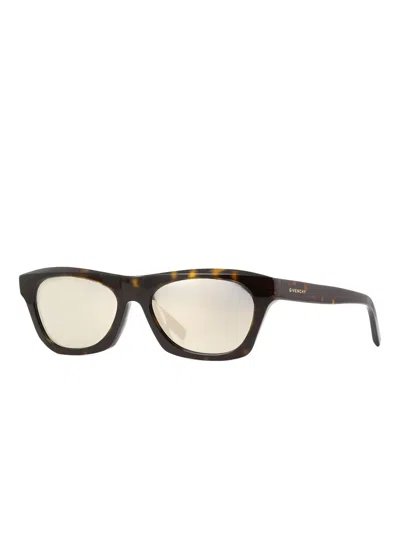 Givenchy Gv40026u Shiny Dark Havana Unisex Sunglasses In Brown