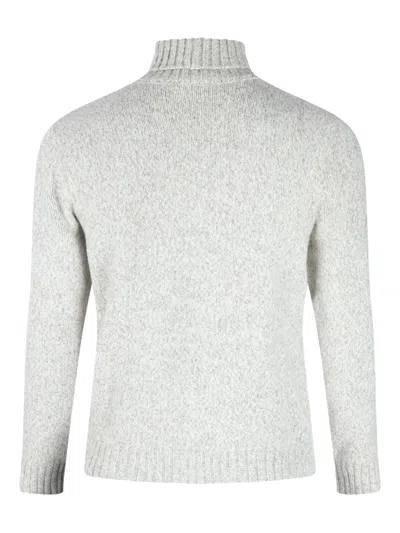 Eleventy Argyle Pattern Crewneck Sweater In Gray