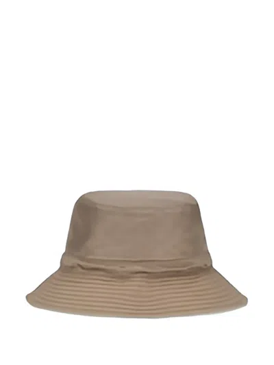 Gucci Reversible Gg Nylon Bucket Hat In Neutral